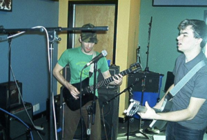 Nat and Marc of OXES performing on WFMU